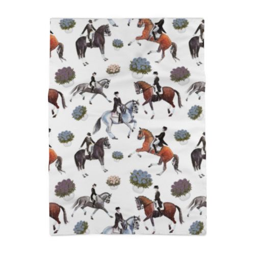 Dressage Horses Tea Towels